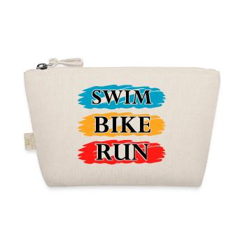 Triathlon Natation Bike Run Marathon - Trousse biologique - nature - Devant