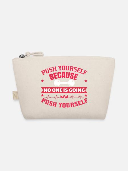 POUSSEZ-VOUS Bodybouilding GYM FITNESS - Trousse biologique - nature - Devant