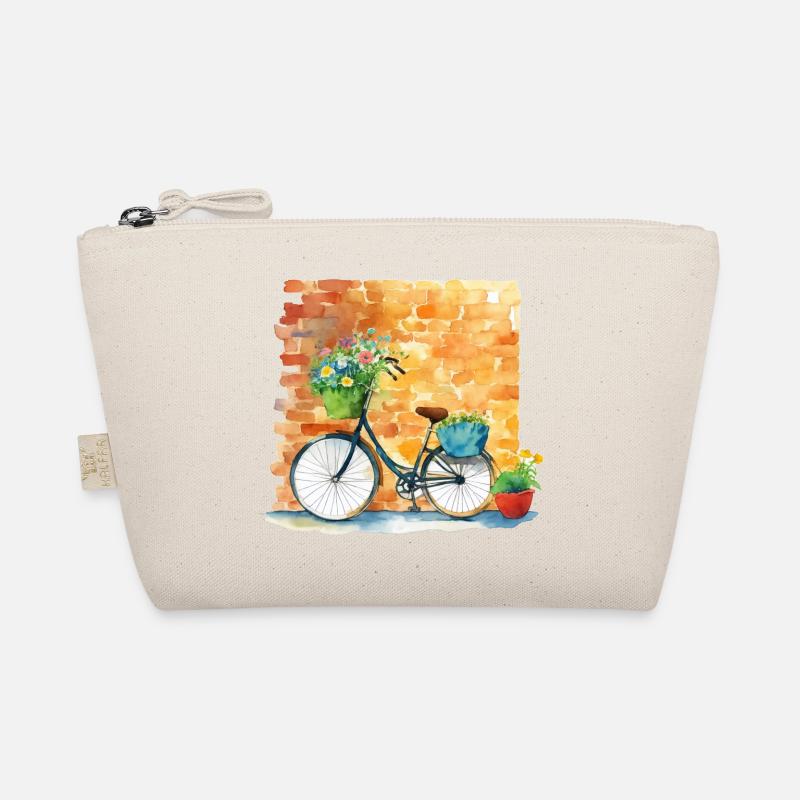 Fahrrad - Bio-Täschchen - Natur