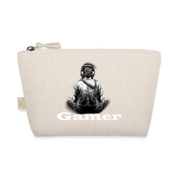 Gamer white - Organic Pouch - nature - Front