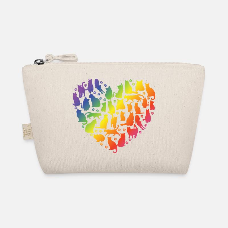 Cœur de chats - Arc-en-ciel Trousse biologique