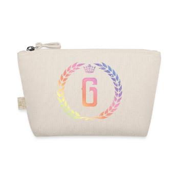 G Letter Wreath - Organic Pouch - nature - Front