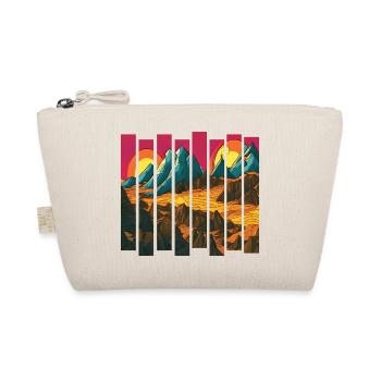 mountain hiking hiking mountains hiking mountain hikers - Organic Pouch - nature - Front