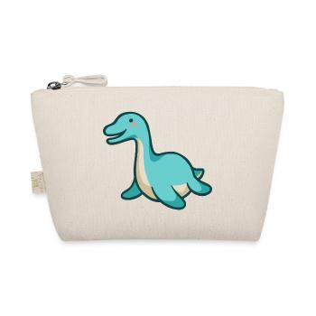 hugadino plesiosaurus, dino, cute dinosaur - Organic Pouch - nature - Front