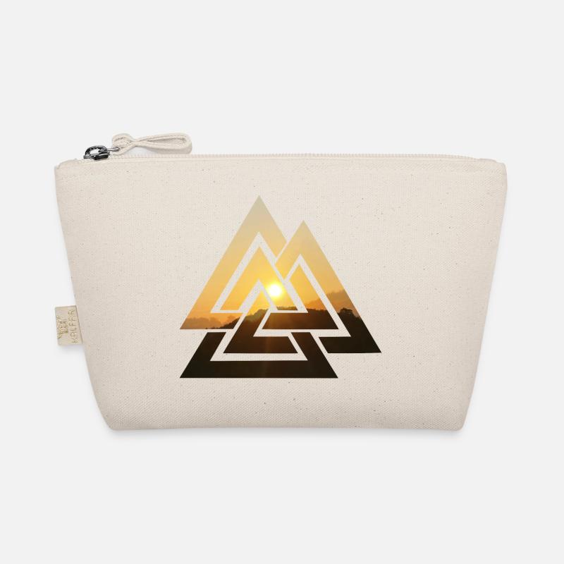Valknut Wotansknoten Walhalla Sonne Bio-Täschchen