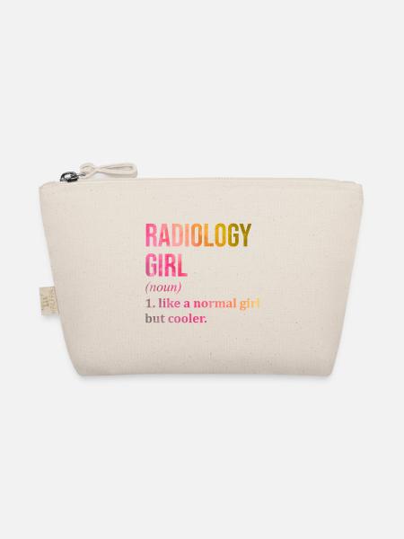 Radiology Girl Funny Saying - Organic Pouch - nature - Front
