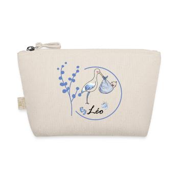 Leo, Baby's name - Organic Pouch - nature - Front