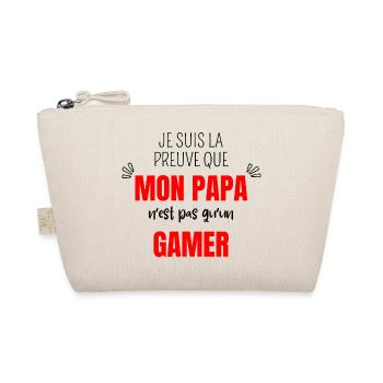 je suis la preuve que papa n’est pas qu’un gamer - Trousse biologique - nature - Devant