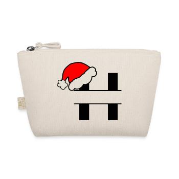 Christmas Alphabet Letter H to Personalise - Organic Pouch - nature - Front