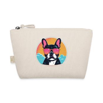 Französische Bulldogge - Bio-Täschchen - Natur - Vorne