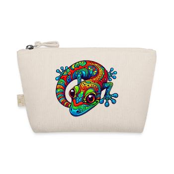 Gecko - Bio-Täschchen - Natur - Vorne
