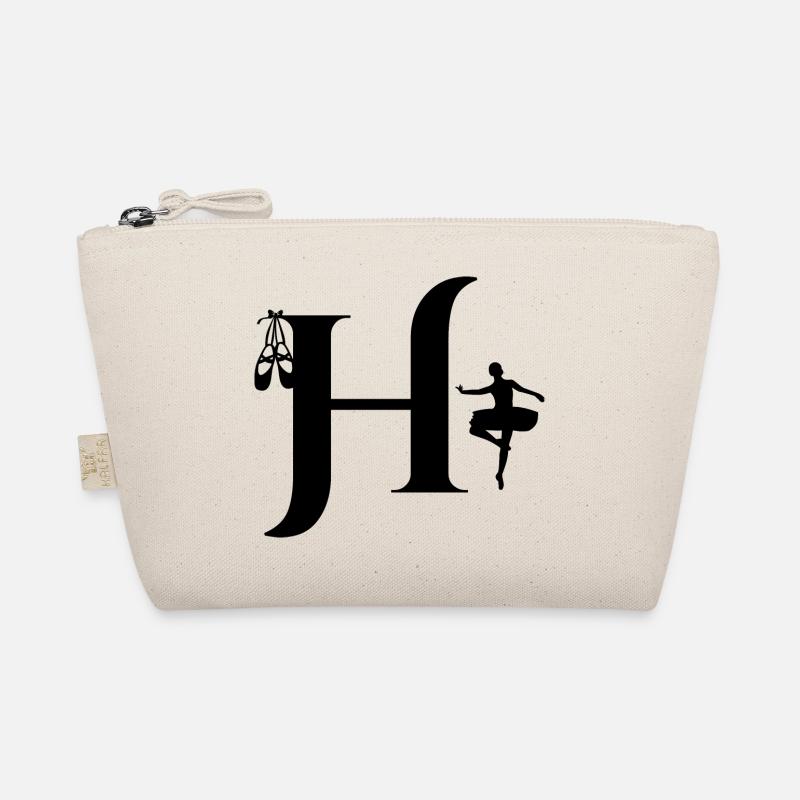 Buchstabe h Ballerina Bio-Täschchen