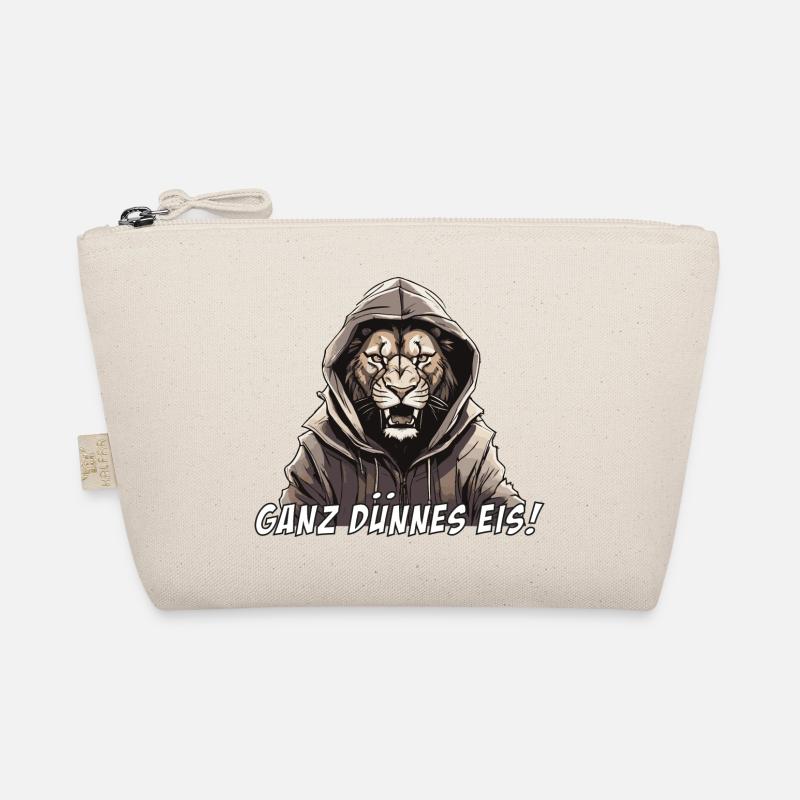 Ganz dünnes Eis Löwe Bio-Täschchen