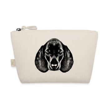 Teckel / Dackel / Dachshund / Portrait - Trousse biologique - nature - Devant