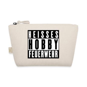 Heißes Hobby Feuerwehr Design - Bio-Täschchen - Natur - Vorne