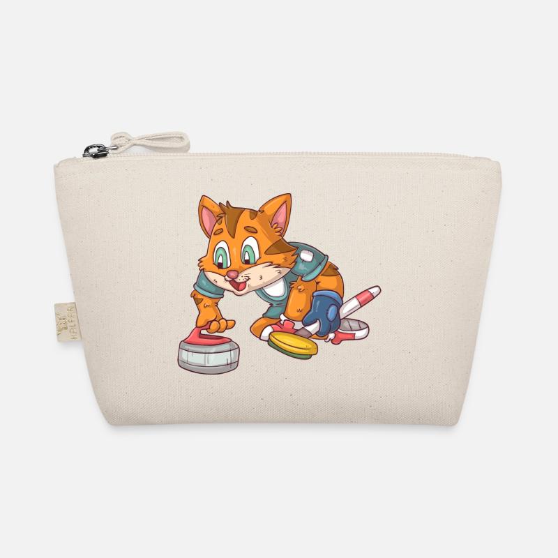 Curling Cat Organic Pouch