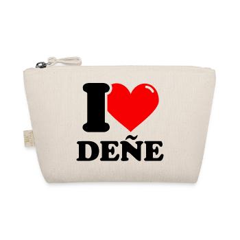 I love your first name - Organic Pouch - nature - Front