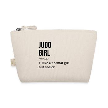 Judo Girl Funny Quote - Organic Pouch - nature - Front