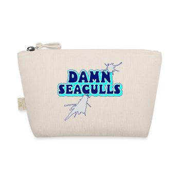 Damn Seagulls Funny Sailor Captain Saying - Organic Pouch - nature - Front