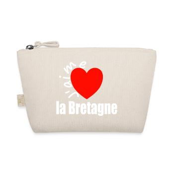J'aime la Bretagne (ich liebe die Bretagne) - Bio-Täschchen - Natur - Vorne