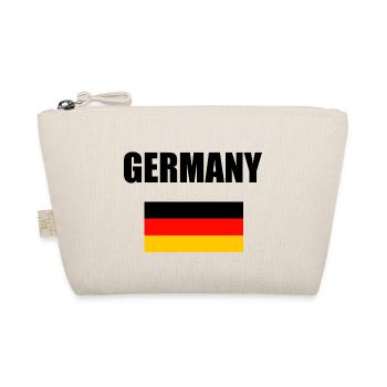 Germany with flag design - Organic Pouch - nature - Front