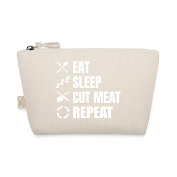 Eat, sleep, butchers, repeat - Organic Pouch - nature - Front