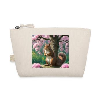 Suirrel withblooming tree - Eichhörnchen - Bio-Täschchen - Natur - Vorne