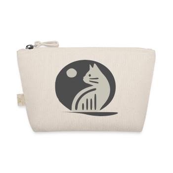 Katzen-Silhouette - Bio-Täschchen - Natur - Vorne