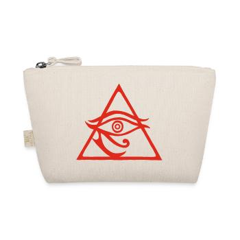 The Red Pyramid of the God Horus - Organic Pouch - nature - Front