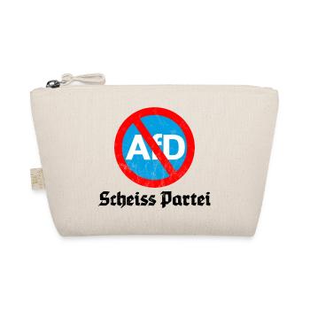 ANTI AFD SCHEISS PARTEI - Bio-Täschchen - Natur - Vorne