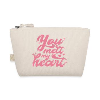 You melt my heart - Bio-Täschchen - Natur - Vorne