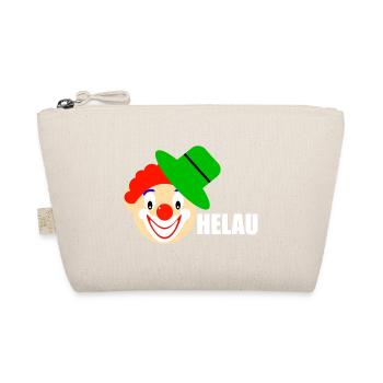 Clown sagt helau - Bio-Täschchen - Natur - Vorne
