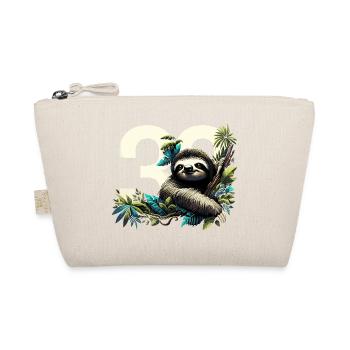 30 Years Sloth 30th Birthday Gift - Organic Pouch - nature - Front