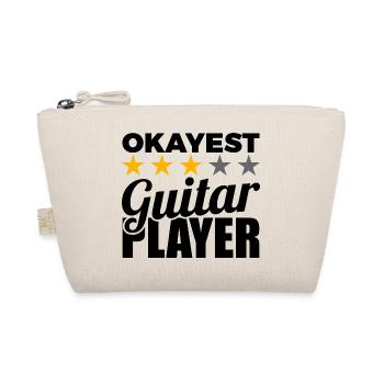 Okayest Guitar Player - Organic Pouch - nature - Front