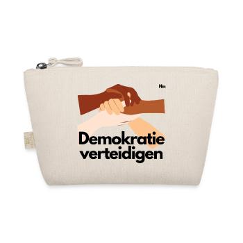 Demokratie verteidigen - Bio-Täschchen - Natur - Vorne