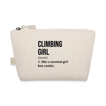 Climbing Climbing Climbing - Organic Pouch - nature - Front