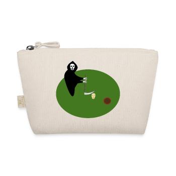 grim reaper Skull golf Gothic Fantasy Art - Organic Pouch - nature - Front
