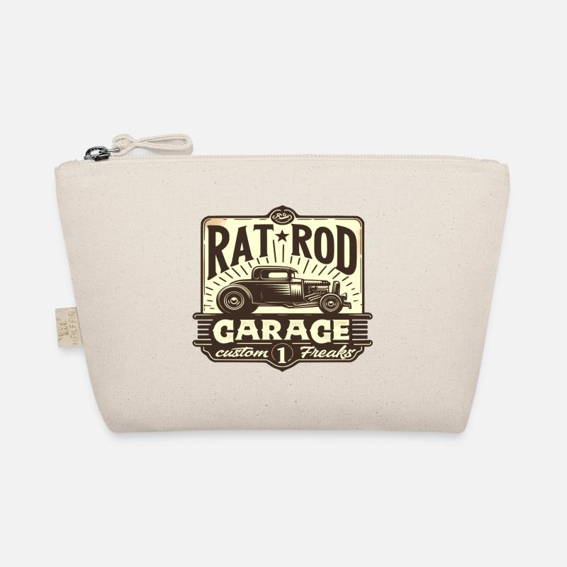 Ratsking Ratlook Shirt – Rustikaler Custom Style - Bio-Täschchen - Natur