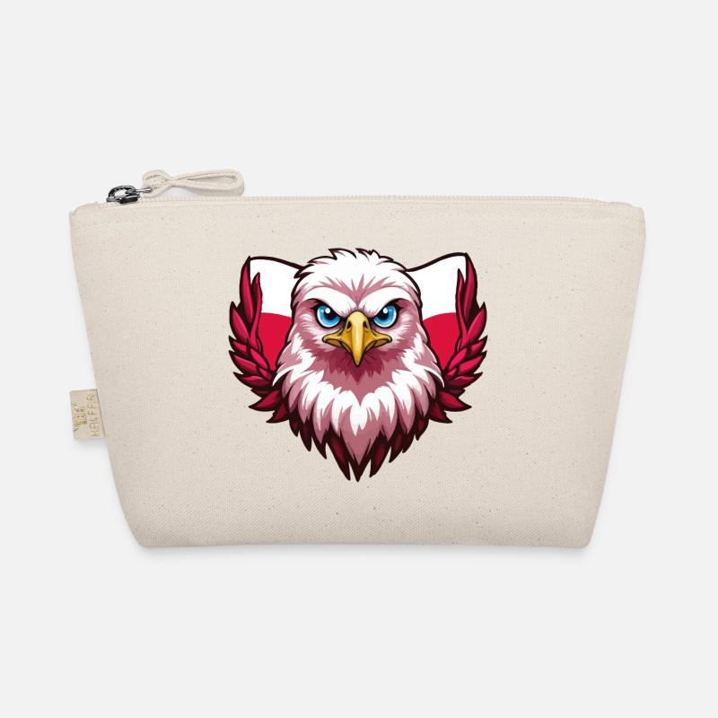 Polska Adler Polen Polnische Flagge - Bio-Täschchen - Natur