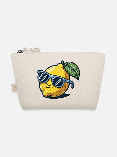 Lunettes de soleil citron été - Trousse biologique - nature - Devant