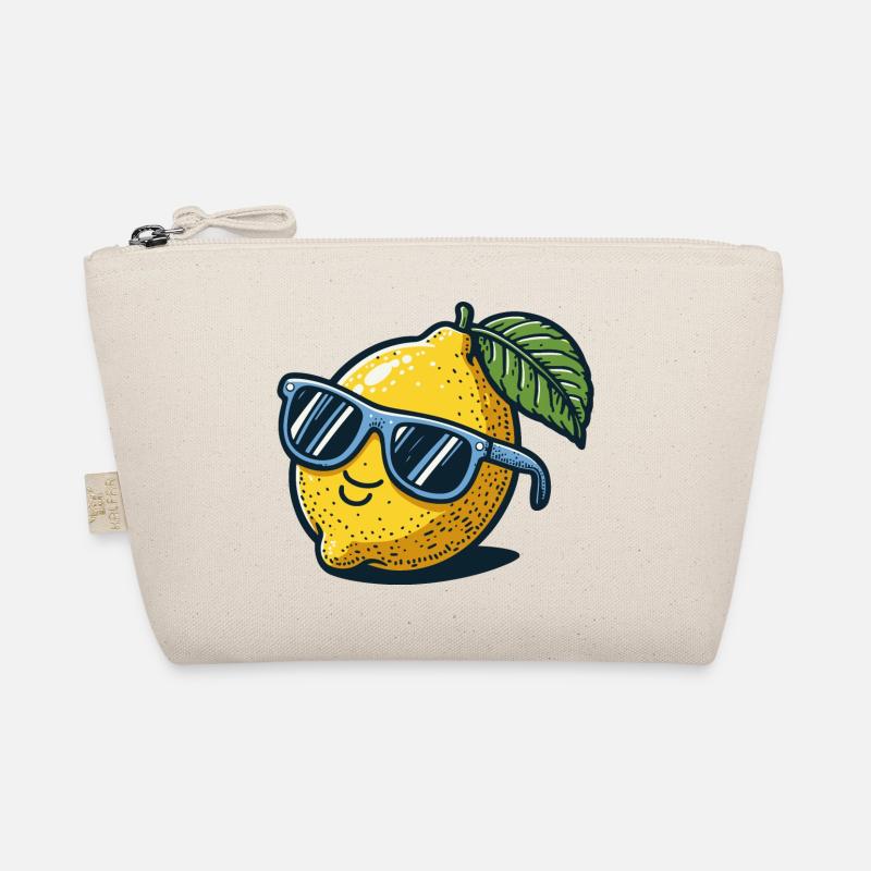 zitrone sonnenbrille sommer Bio-Täschchen