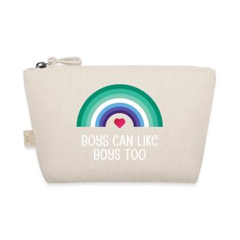 Mois de la fierté LGBTQ - Les garçons peuvent aussi aimer les garçons - Trousse biologique - nature - Devant