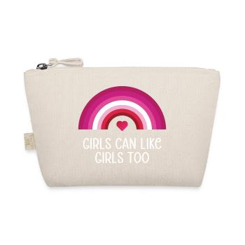 Mois de la fierté LGBT - Les filles peuvent aussi aimer les filles - Trousse biologique - nature - Devant