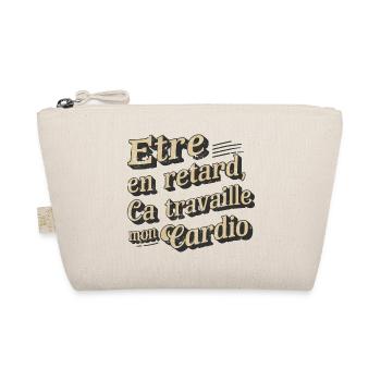 en retard cardio - humour sport - Trousse biologique - nature - Devant
