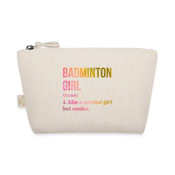 Badminton Badminton Badminton - Bio-Täschchen - Natur - Vorne