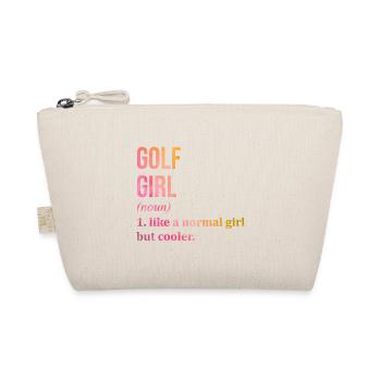 Golf Golf Golf - Bio-Täschchen - Natur - Vorne
