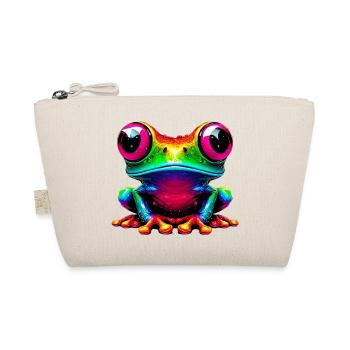 Frosch - Bio-Täschchen - Natur - Vorne