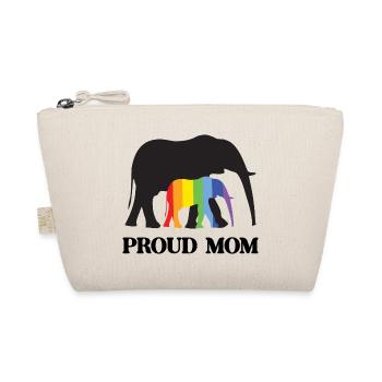 LGBTQ Pride Month - Proud Mom - Organic Pouch - nature - Front