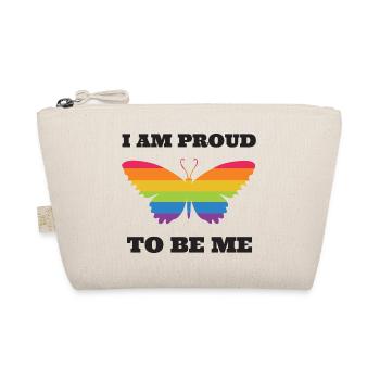 LGBTQ Pride Month - I Am Proud To Be Me - Organic Pouch - nature - Front