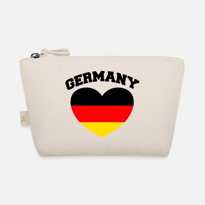 GERMANY HERZ - Bio-Täschchen - Natur